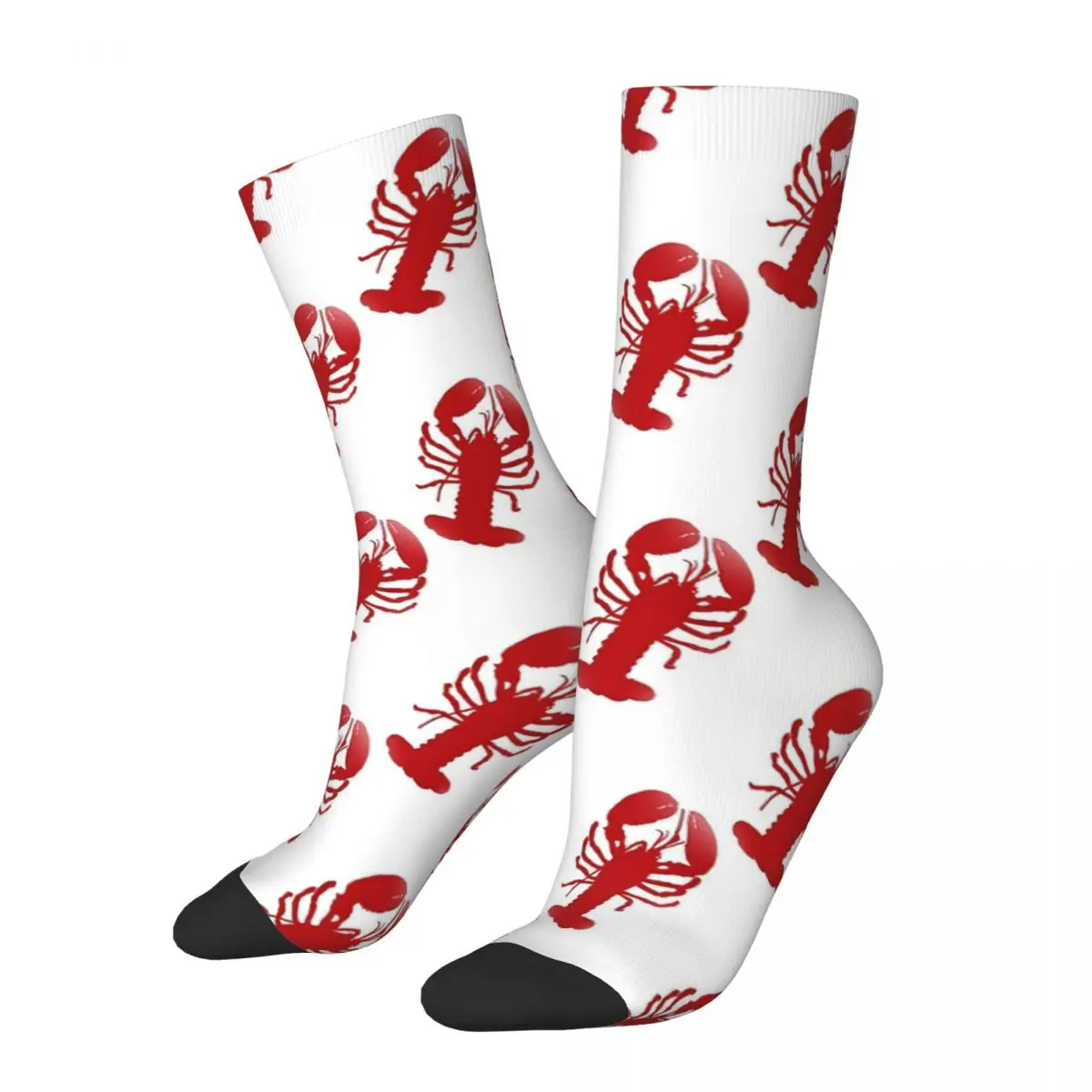 Red Lobster Repeating Pattern Adult Socks Unisex socks,men Socks women Socks