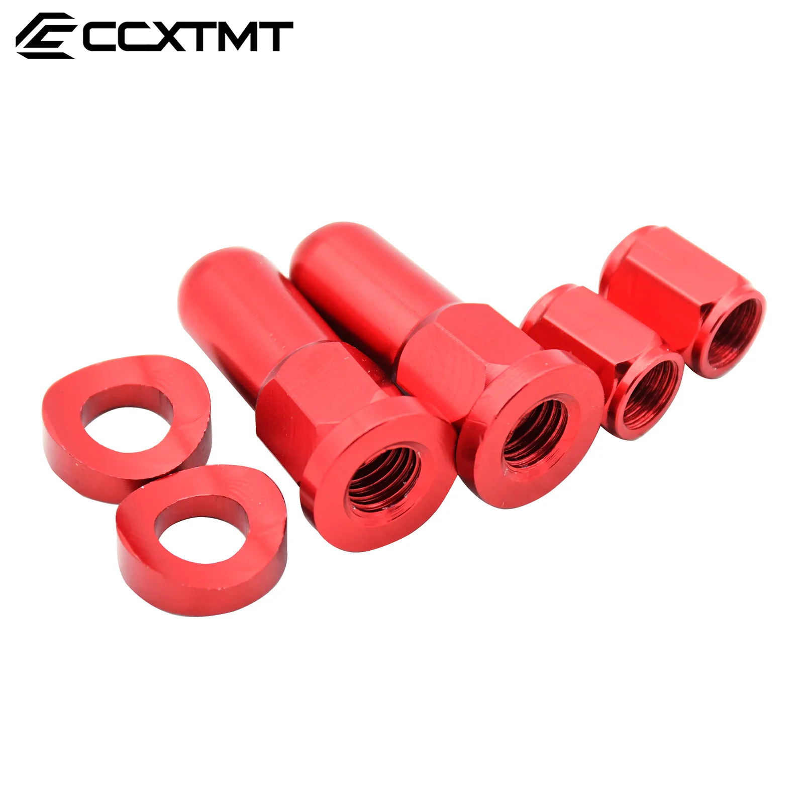 CNC Valve Cap Dirt Bike Rim Lock Nuts Bolts Spacer For KTM Honda Yamaha Kawasaki Husberg Husqvarna Suzuki Motorcycle Universal