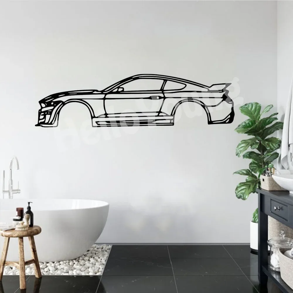 Sports Car Wall Decoration: Hot Border Metal Line with Premium Iron Ornaments