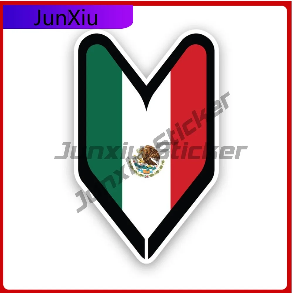 

Mexican Driver Badge Stickerwaterproof Outdoor Decalswakaba Cute Laptop Waterproof Vinyl Decal For Campers Outdoor Unique Fun