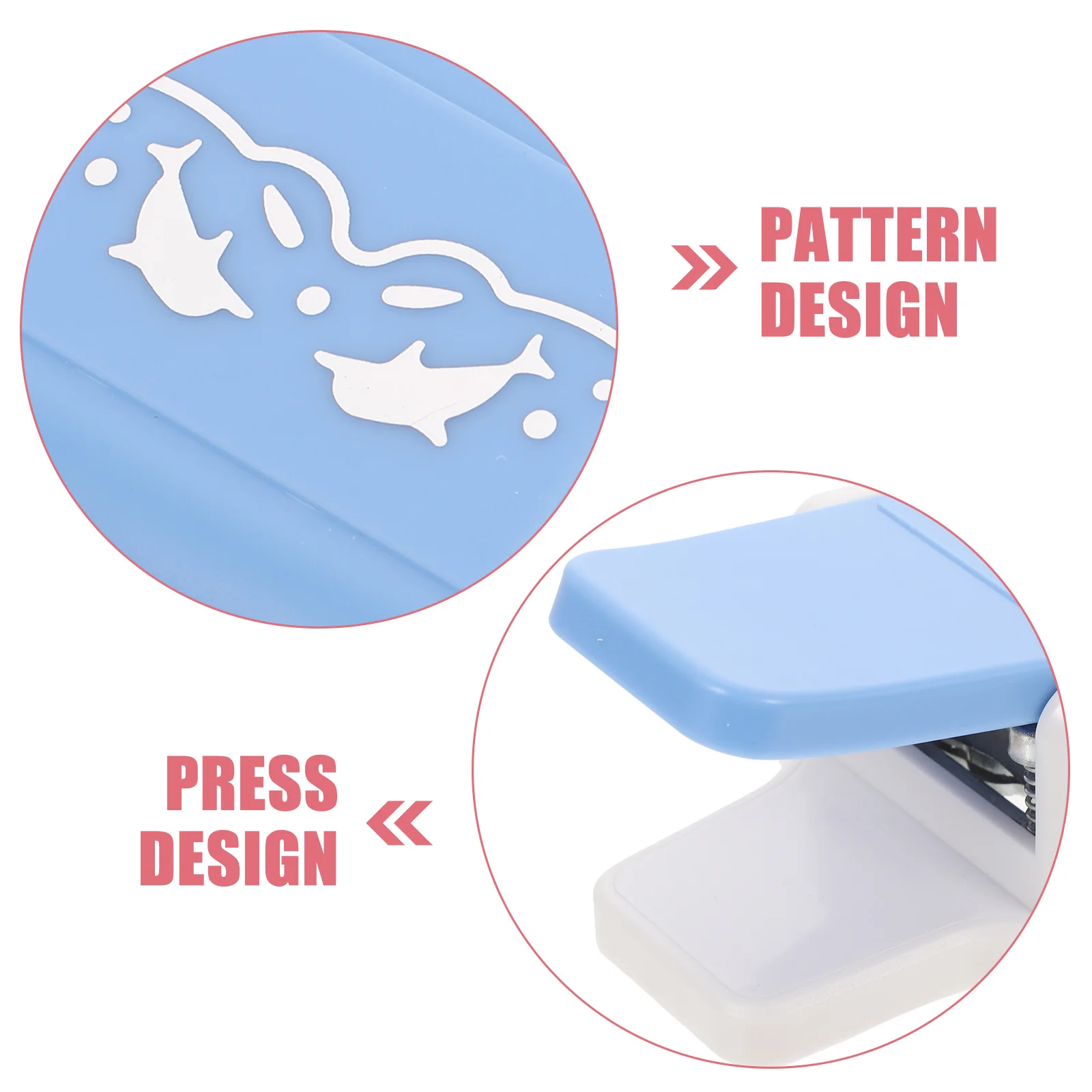 

Paper Puncher Portable Labor Saving Kids DIY Paper Hole Punch Hand Made Craft Supplies for Scrapbooking Greeting Cards