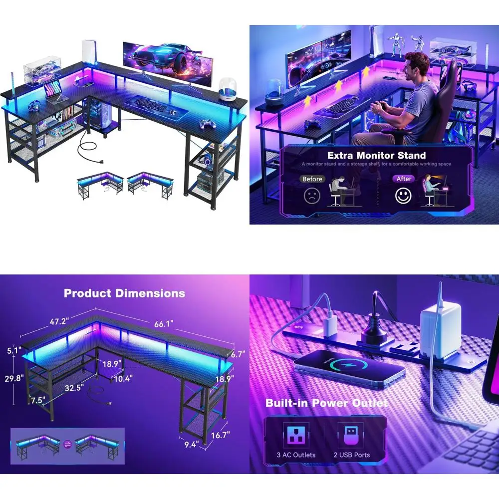 L-Shaped Gaming Des… - image