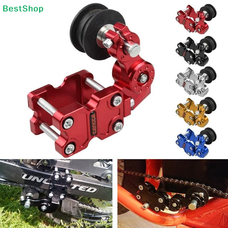 Motorcycle Universal Adjustment Accessories Adjuster Wheel Chain Tensioner Roller Tightener For Motorbike Motocross Chopper ATV