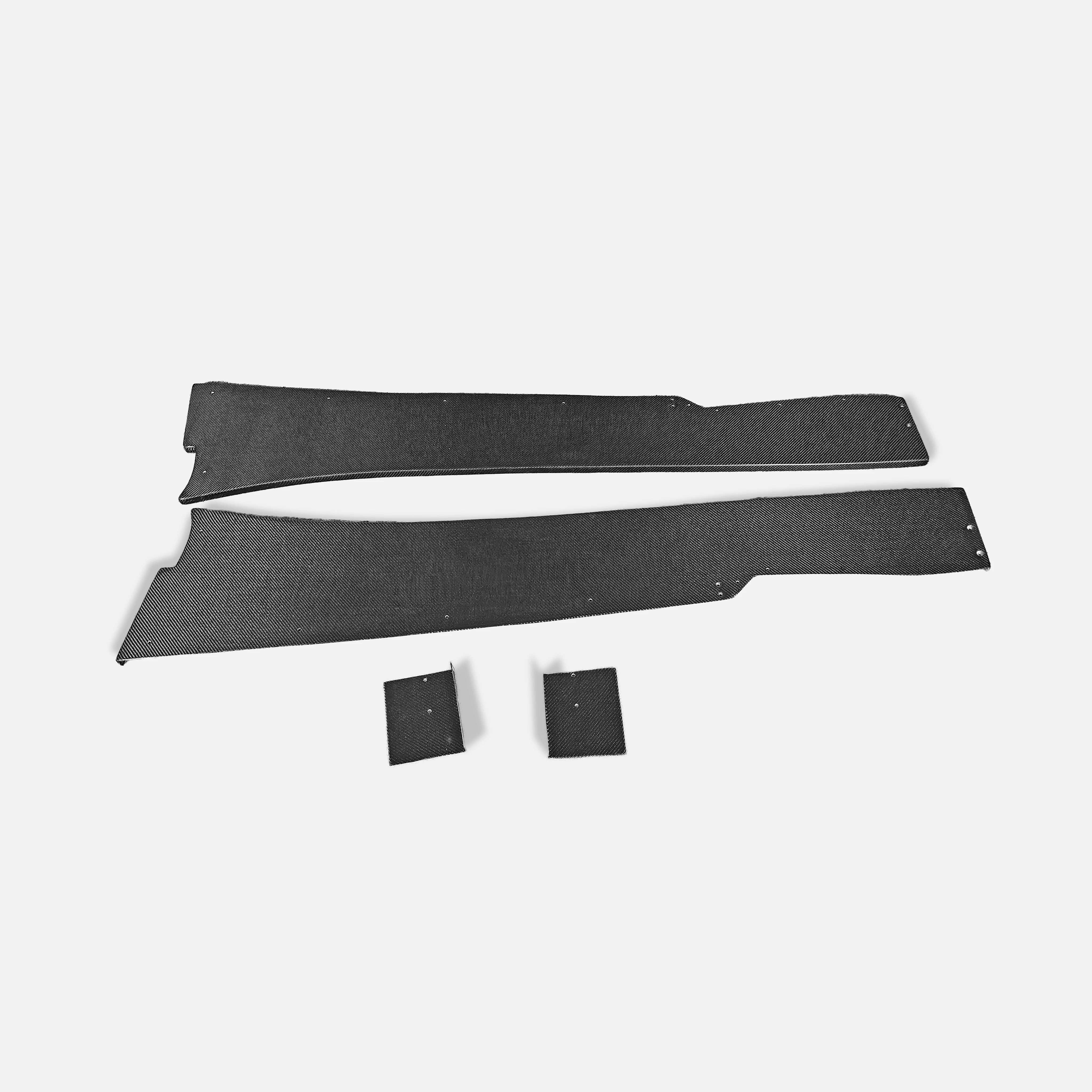 For Lotus Exige S2 S3 TM Type Side Skirt Extension Vehicle Lower Side Lip Aerodynamic Styling Kit