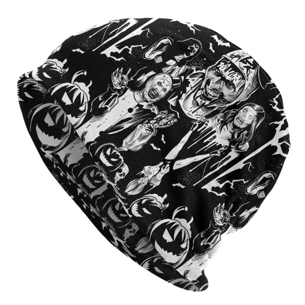 

Изготовленная на заказ шапка с капюшоном для Хэллоуина и Рождества, вязаная шапка, крутая зимняя теплая шапка унисекс для взрослых, шапка