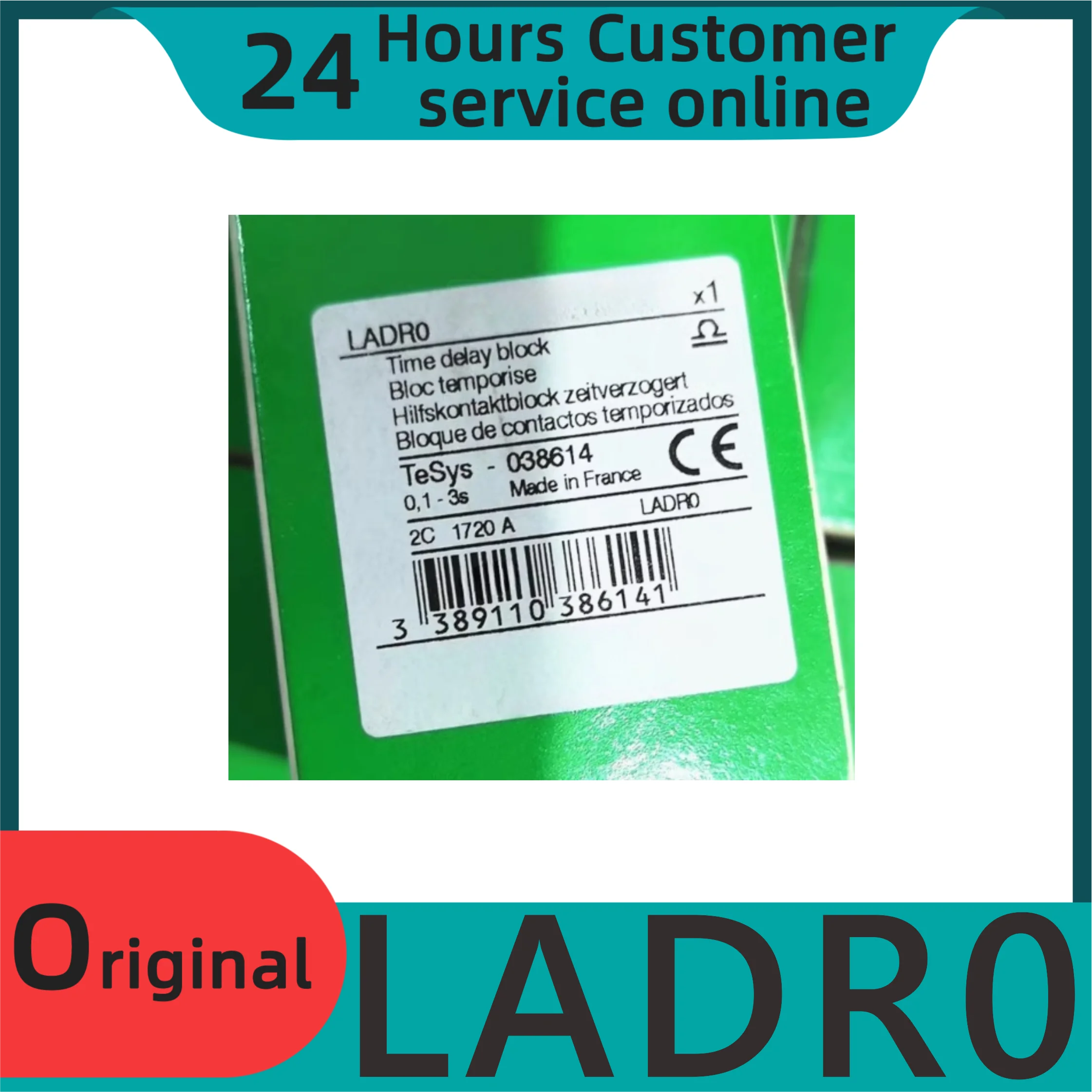 

Brand new original LADR0 power-off delay 0.3-3s second air delay head