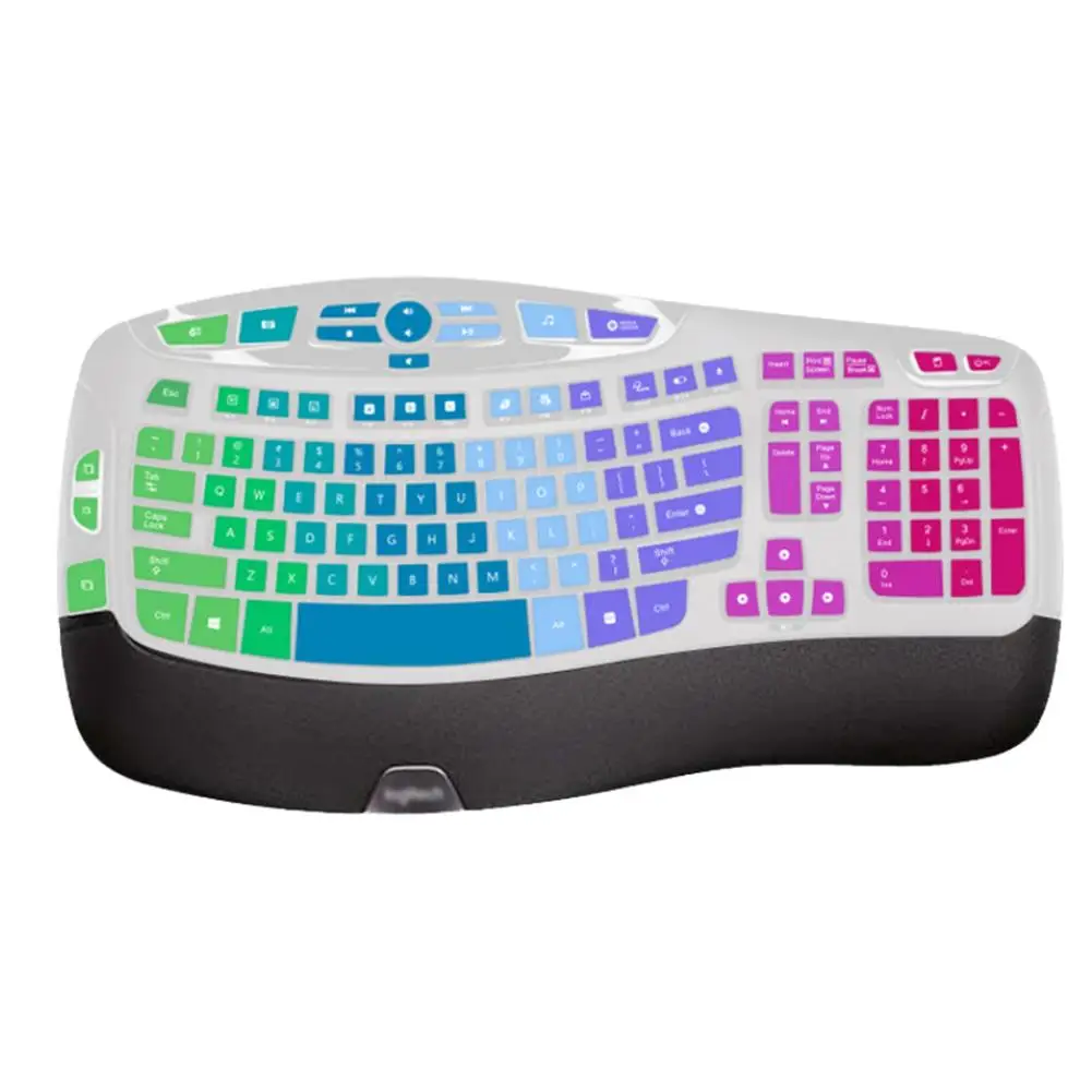 Keyboard Cover for Logitech K350 MK550 MK570 Wireless Wave Keyboard, Logitech K350 Keyboard Accessories Protective Skin