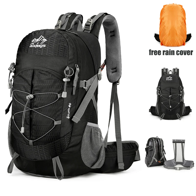 المشي لمسافات طويلة تخزين على ظهره قوي 40 لتر حقيبة السفر التكتيكية على ظهره الرحلات على ظهره تسلق الجبال المشي لمسافات طويلة التخييم على ظهره #1