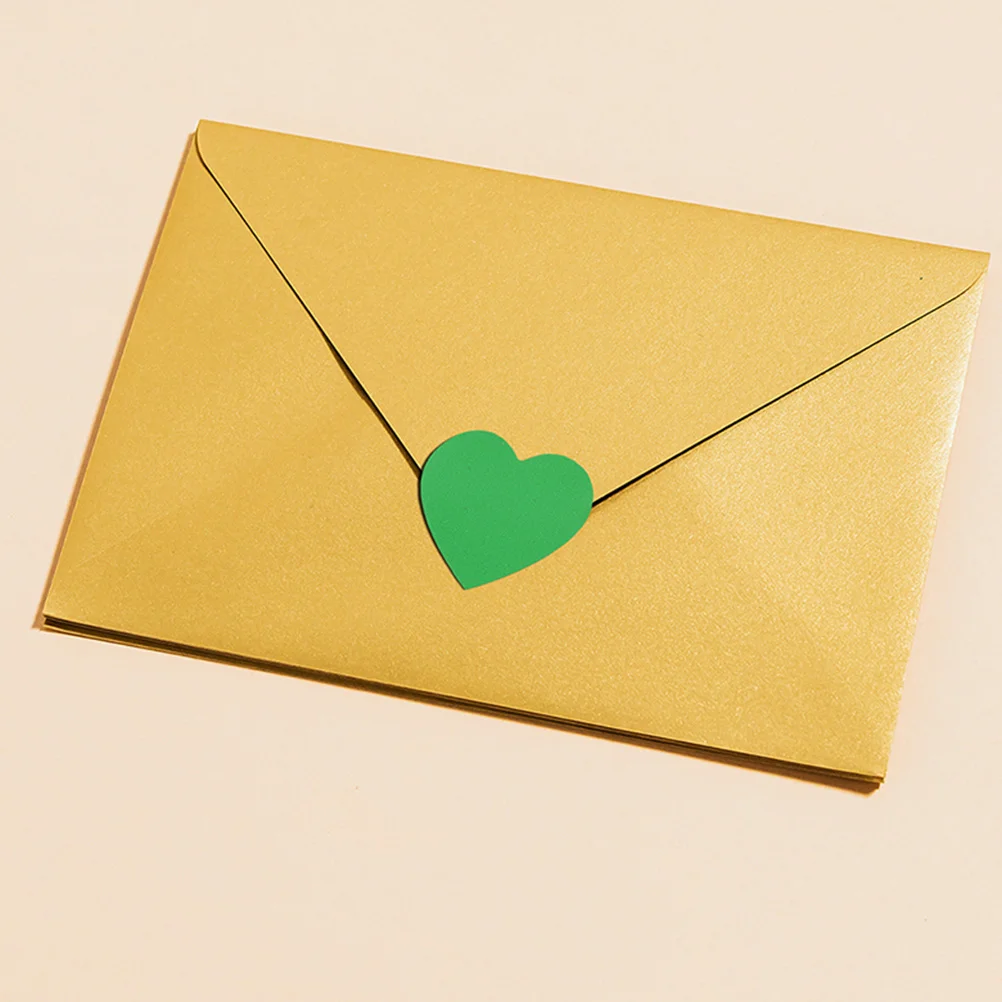 

Heart Shaped Stickers 4 Rolls Self Adhesive Labels for Packaging Gifts Sealing Envelopes DIY Crafts Valentine Theme Decorative