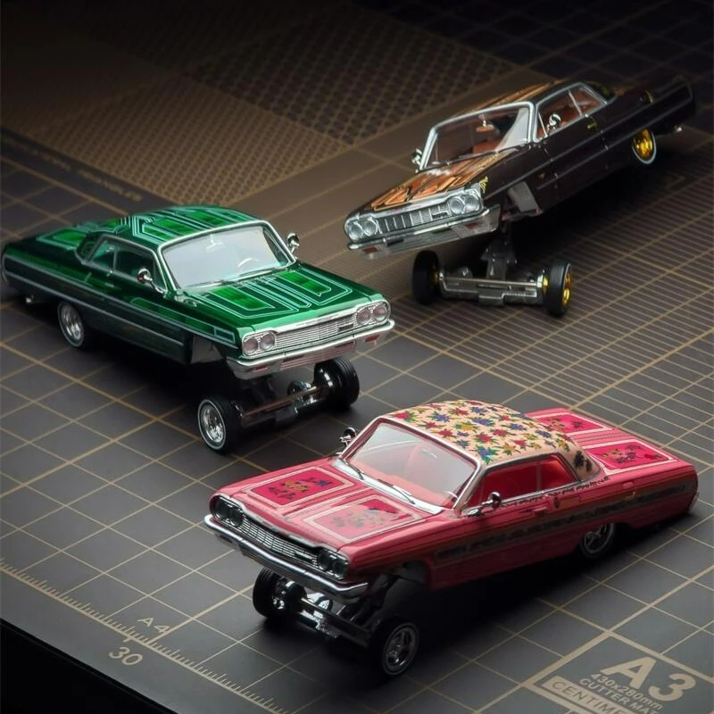 [PreSale] 97m 1:64 1964 Impala LowRider Gypsy Rose / ARCHDEMON  Diecast Model Car
