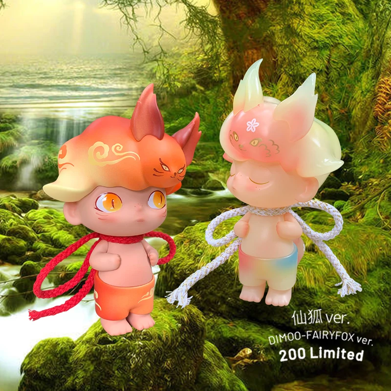 

Dimoo Fairyfox & Firefox Ver. 200 Limited 18cm Kawaii Action Anime Mystery Figure Toys and Hobbies Cute Collection Model Gifts