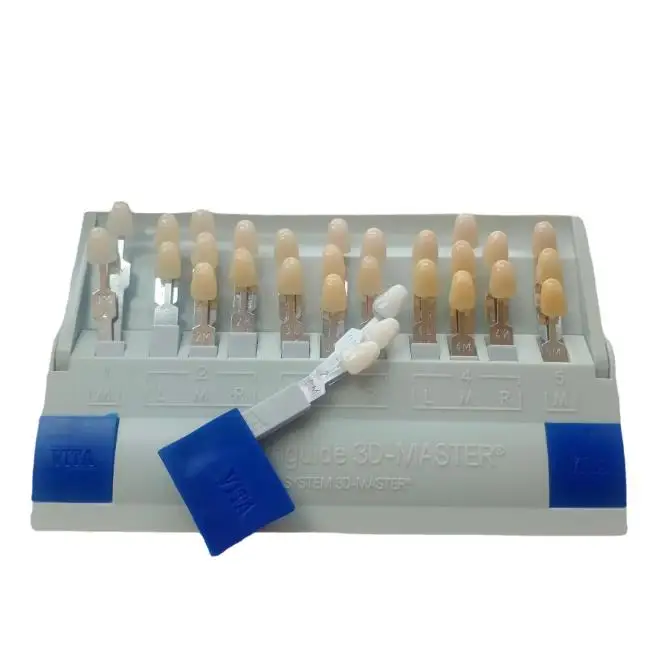 1 pc Dental Lab Bleach Shade Guide 29 Colors Teeth Whitening Comparing Toothguide Dentistry Clinic Colorimetric Plate