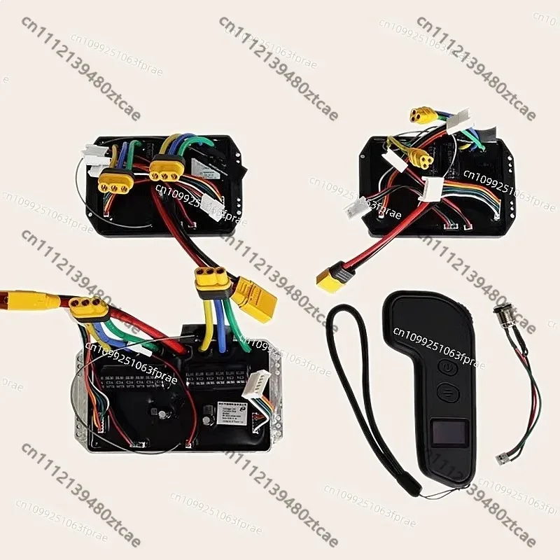 DIY Twist Car Pole Control Remote Electric Skateboard Dual Drive Sine Wave 24V 36V 48V