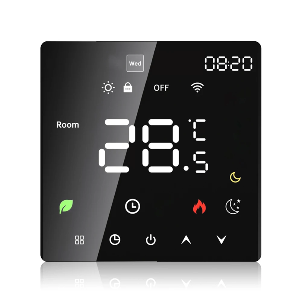 

Thermostat Wifi Thermostat LCD Touch Screen Programmable Voice Control 100-250V AC Floor Heating Thermostat