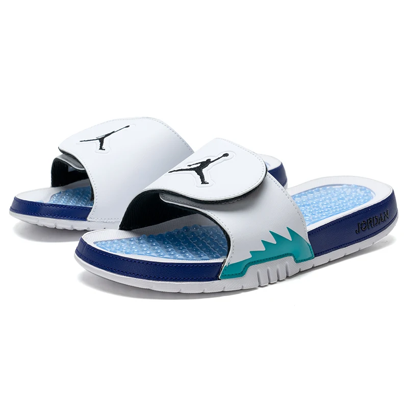 

Мужские тапочки Nike Jordan Hydro V в стиле ретро, дышащая легкая пляжная обувь, повседневная обувь для ванной комнаты 555501-103