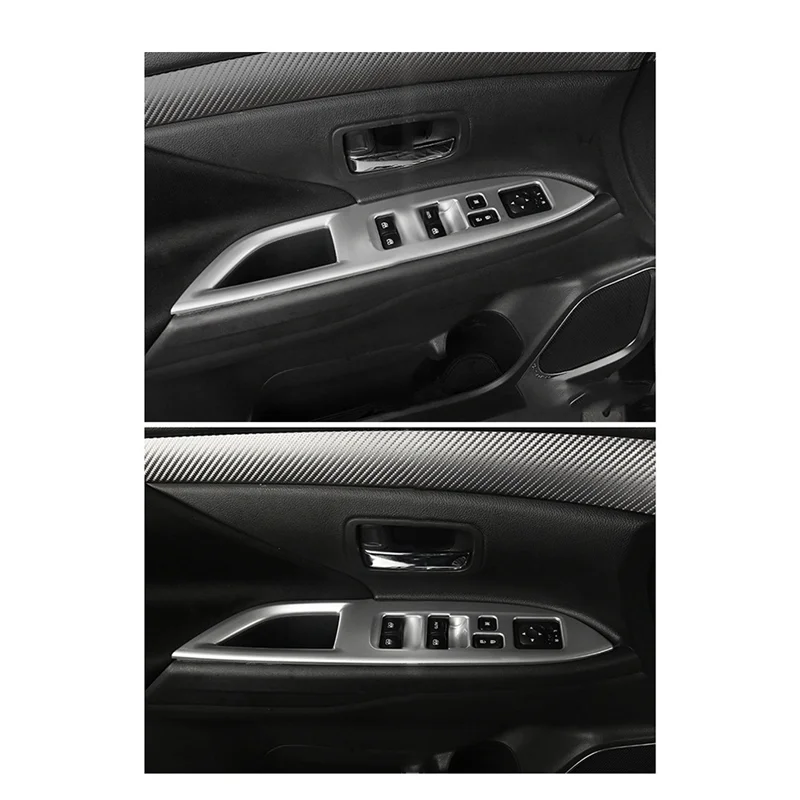 

Window Button Cover Anti-Wear Parts Interior Trim Styling Protection Car Accessories For Mitsubishi Outlander 2016-2019