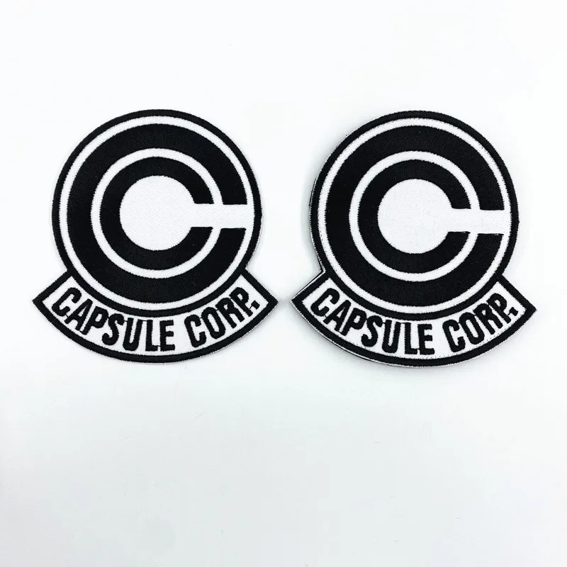 CAPSULE CORP Patches High Quality Embroidered Tactical Military Hook Loop Badge for Backpack Jacket Clothing Accessories