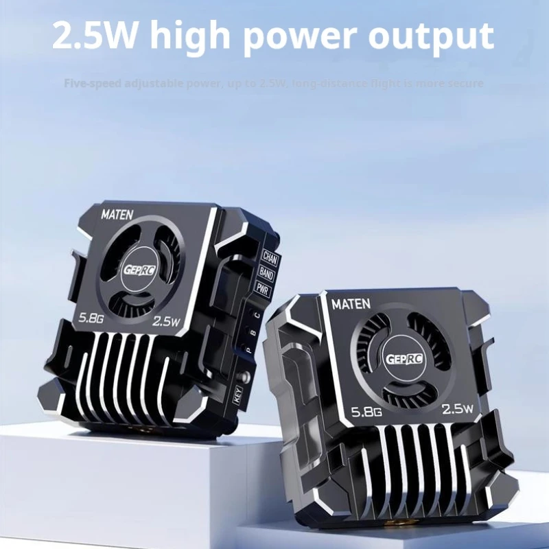 

GEPRC MATEN 5,8G 2,5 Вт VTX 2500 МВт модуль передачи передатчика 7 В-36 В встроенный микрофон для FPV гоночного дрона дальнего действия