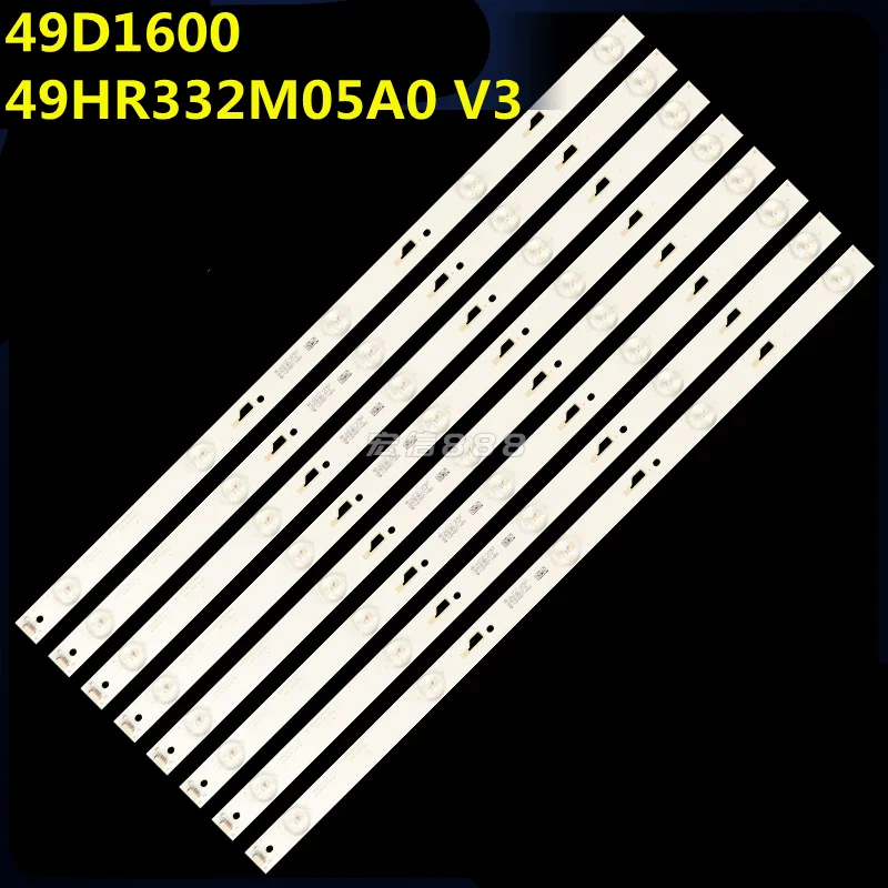 LED Backlight Strip for 49D1600 49HR332M05A0 V3 V4 4C-LB490T-HR4 For 49E301 49E3060 49L26CNC 49U2200 49U3600C 49FB3103 49L510U18