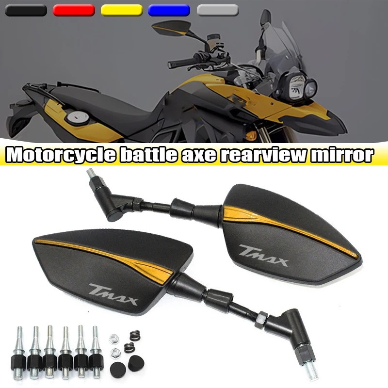 

Регулируемые зеркала заднего вида для мотоцикла Yamaha T-MAX TMAX 530 560 SX DX TMAX 530 TMAX 560 XP 530 Tech MAX, боковые зеркала премиум-класса