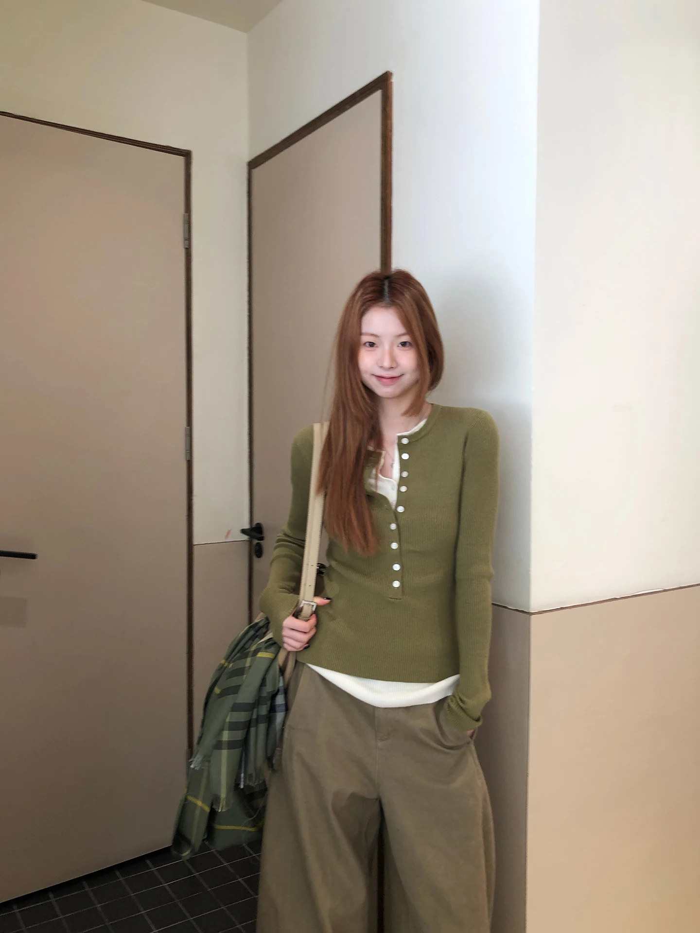 

Вязаный свитер een Long Sve, женский осенне-зимний ленивый высококачественный внутренний свитер, повседневный удобный трикотаж