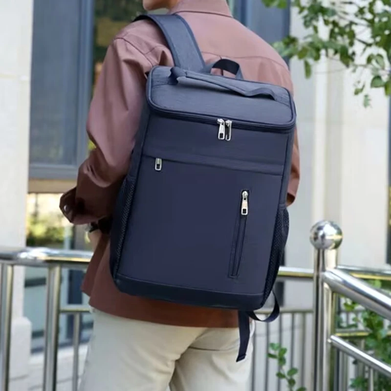 

Outdoors Lunch Bag Soft Insulated Cooler Backpack Thermal Isothermal Fridge Travel Outdoor Beach Ice Beer Backpack High-capacity