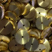 0.5M Modulus 18/20/22/24/25/26/28/30/32/36/40/50T teeth Metal Copper Brass Gear wheel Fit 2mm Shaft Gear Customize