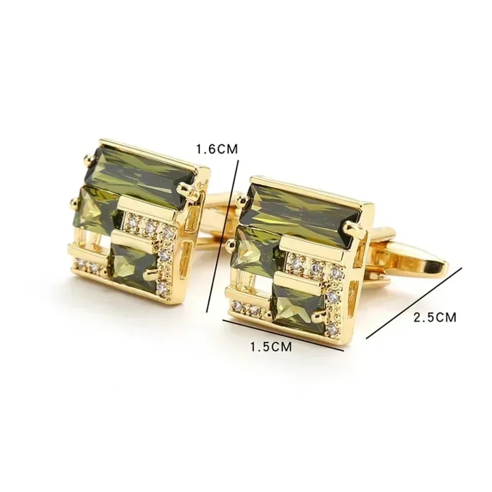 Fashion Hollow Out Metal Cufflinks Light Luxury French Shirt Cuff Accessories for Men and Women\'s Business Wedding Gifts