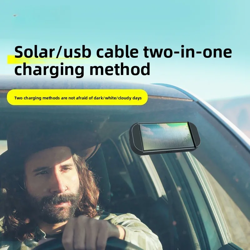 Solar Power External Sensor 2025 Auto Security Alarm Tyre Pressure Car TPMS Tyre Pressure Monitoring System Digital LCD Display