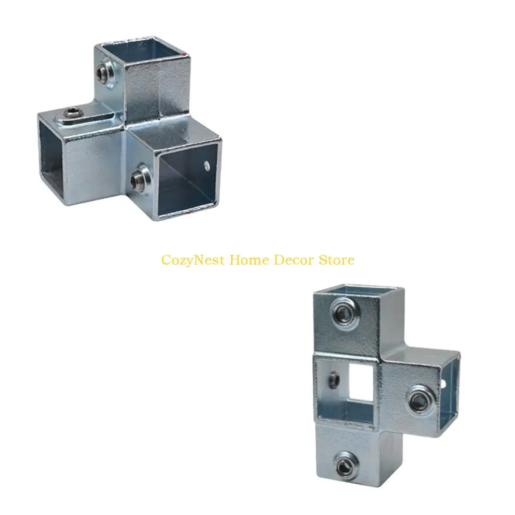 92MF Metal Square Tube Joint 50 x 50 mm, Bolt Lock Fitting for DIY Frame Projects