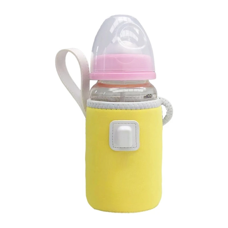 USB Milk Warmer Bags Travel Water Heat Keeper with Charging Cable & Handle