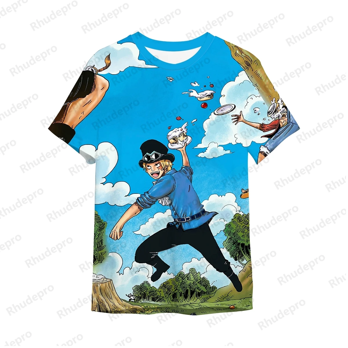 Macaco d luffy camiseta para homens moda crianças cosplay camisetas uma peça streetwear novo anime roupas de alta qualidade masculino 5xl