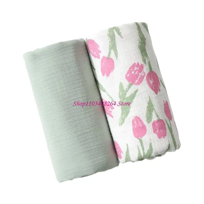 

Набор из 2 детских марлевых полотенец, легкие дышащие мочалки для ухода за чувствительной кожей