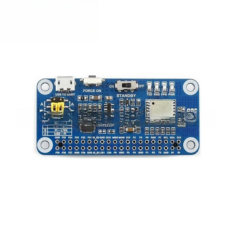 

Raspberry Pi 4 L76X GNSS module, expansion board, support GPS Beidou QZSS, etc., serial communication
