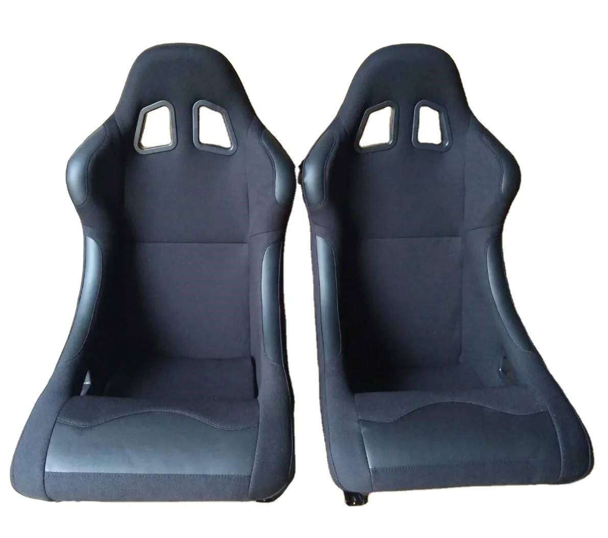 

Tom AutoUniversal PVC & PU Bucket Seats for Racing Cars Comfortable Sports Car Accessories in Black Cloth Design Can Be Customiz