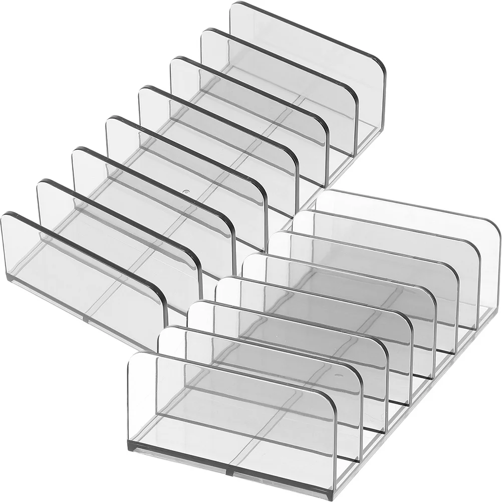 

2Pcs Eyeshadow Palettes Organizer Storage Countertop Display Stand Eyeshadow Organizer Makeup Palettes Holder