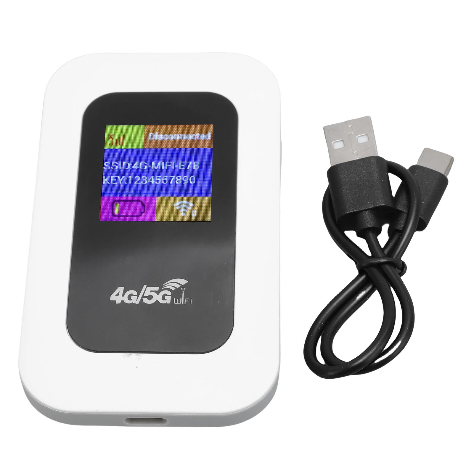 

Ultra-Portable WiFi Mobile Hotspot Device 300Mbps High Speed 4G 5G Pocket Wireless Network Connect Device for Travel Camping