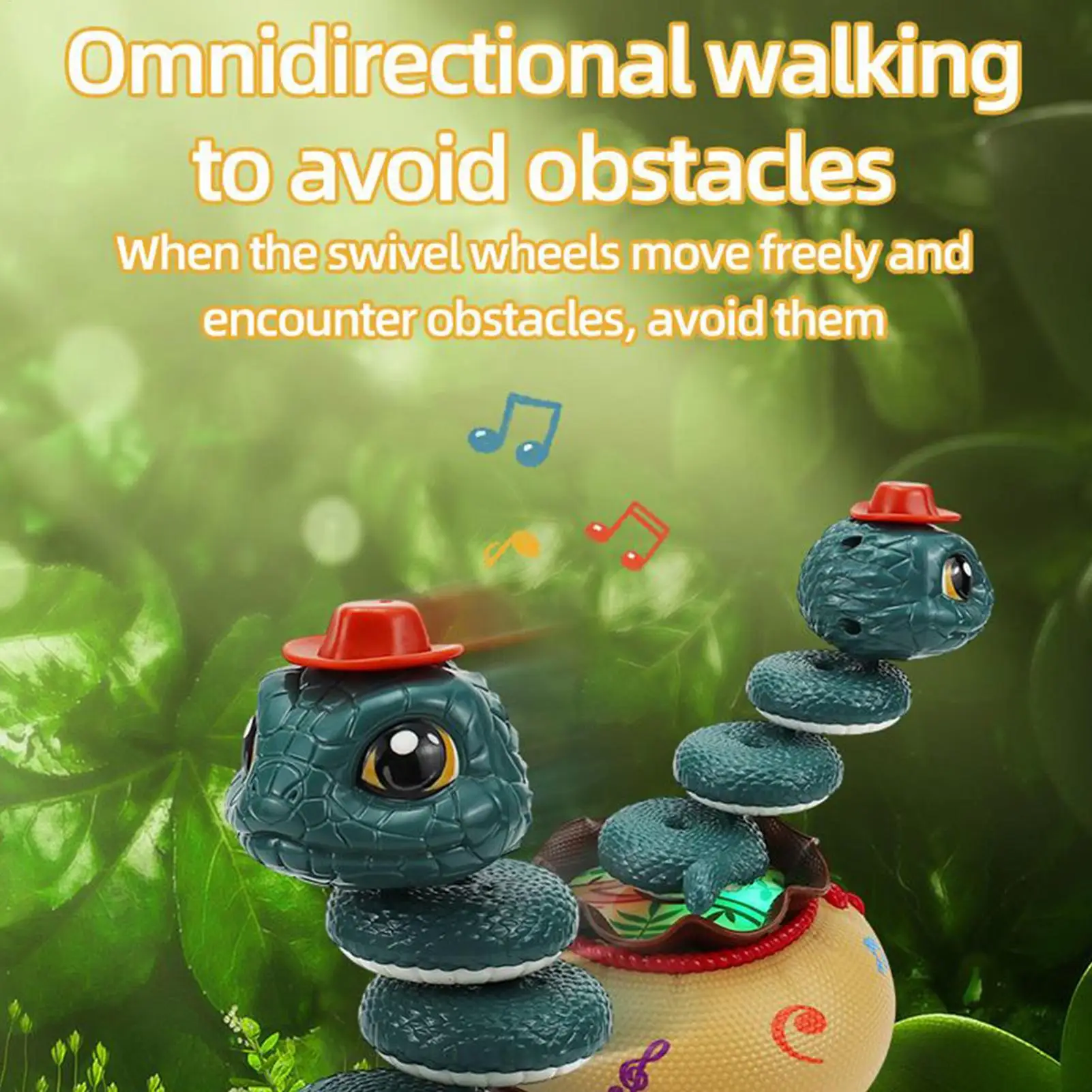 Dancing Snake Musical Toys Snake Baby Toy with Music and LED Lights Baby Toys 6 to 12 Months Children Educational Toys