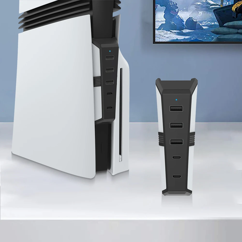 5 Ports Usb Hub Wit… - image