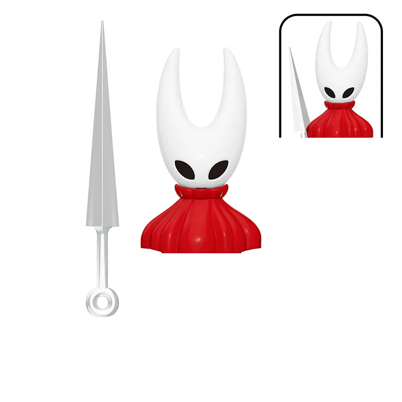 

Hot Toys Hollow Knight Action Game Mini figure Kids Diy Building Blocks Christmas Gift Bricks Model Toys mould king