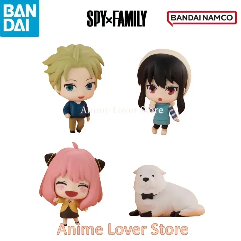 Bandai Original Gashapon SPY×FAMILY ANYA FORGER Yor Forger Loid Forger Bond Anime Action Figure Toys For Kids Gift Ornaments