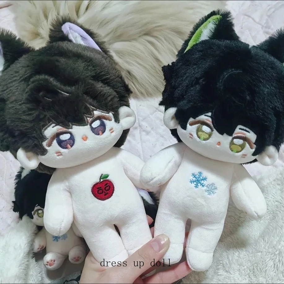 

Love and Deepspace Sylus Xavier Anime Plush Doll Stuffed Body Dress Up Clothes Kawaii Animal Ear Plushies Xmas 20cm Gift