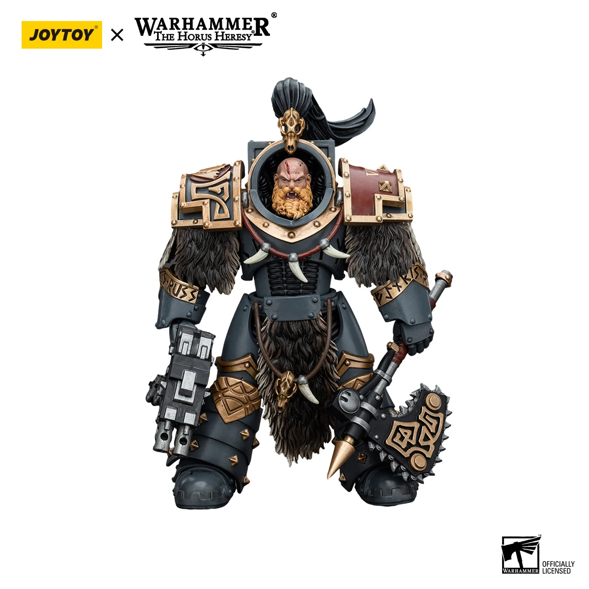 [IN STOCK]JOYTOY Warhammer 30K The Horus Heresy 1/18 Action Figure Space Wolves Varagyr Wolf Guard Squad Anime Model Toys Gift