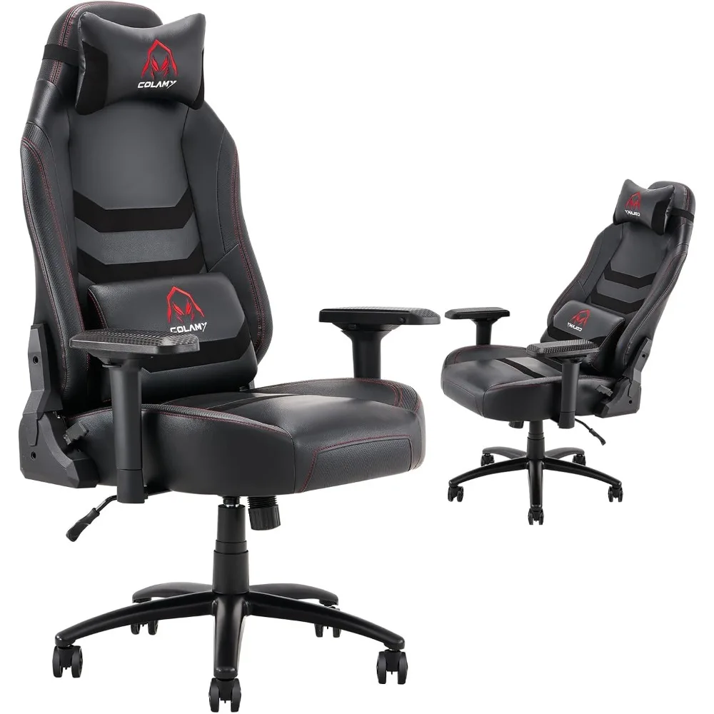 

Big and Tall Gaming Chair 400lbs, Ergonomic Executive Office Chair, High Back PC Chair with Wide Seat ,Computer Gamer Chair