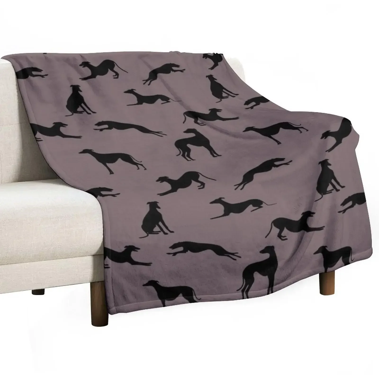 

Greyt Greyhound Silhouettes - 776366 Throw Blanket Large Blankets For Bed Soft Plush Plaid Blankets