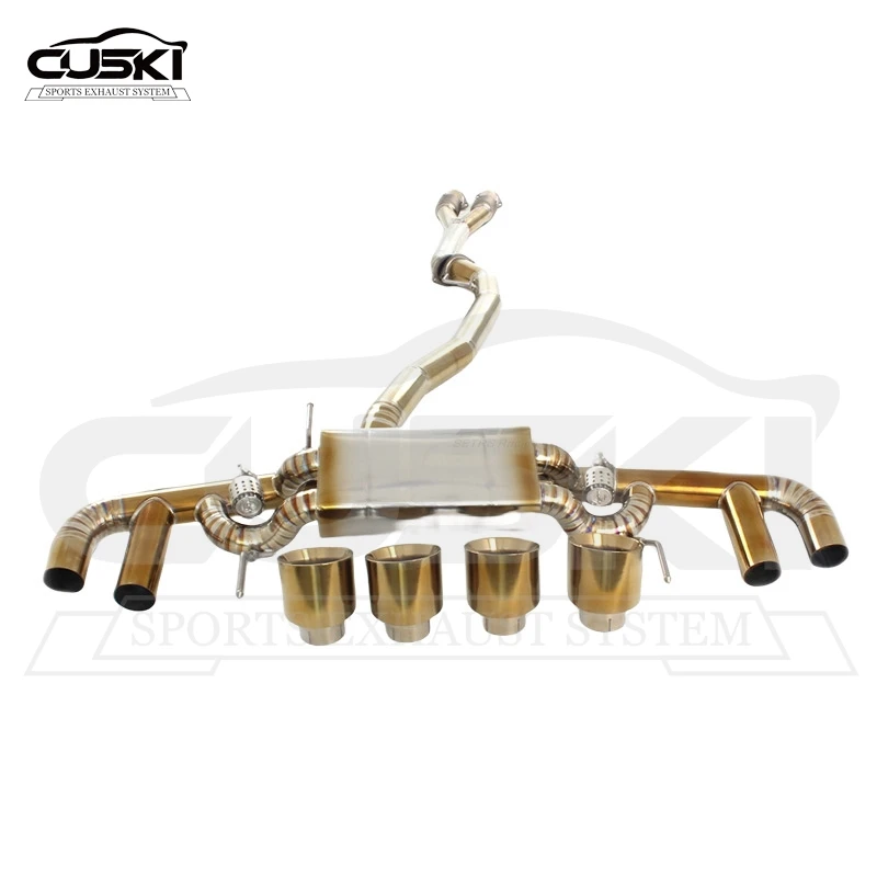 Titanium Alloy Catback Exhaust  for Nissan Mars GTR Titanium Alloy Masaki and Y Tube 89mm 101mm