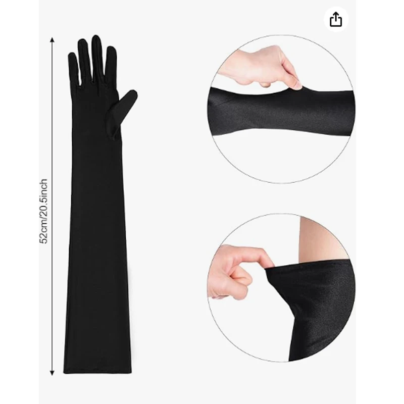 1920s الزعنفة غاتسبي العظيم اكسسوارات خوذة طافوا 20s عقال قفازات طويلة للنساء #3