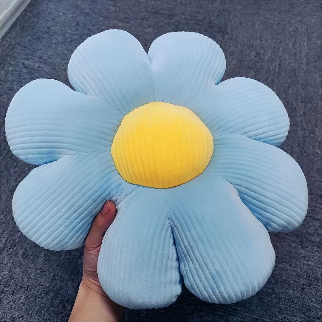 Sonnenblumenkissen, Gänseblümchen-Sitzkissen, Blumenmatte, Büromatte, Plüschtiermatte, Weihnachtsgeschenk, Halloween, Thanksgiving-Geschenk – Detail 3