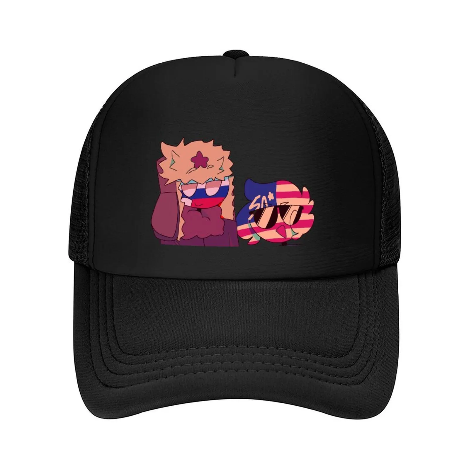 

countryhumans rusame Baseball Cap Christmas Hat Sun Hat For Children Big Size Hat Rugby Luxury Woman Men's