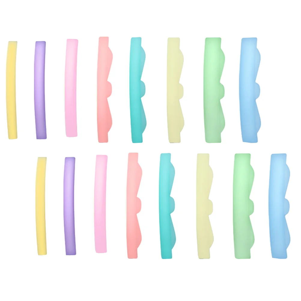 แผ่นซิลิโคนดัดขนตา 8 คู่ คุณภาพพรีเมียม ใช้ซ้ำได้ สำหรับร้านเสริมสวย อุปกรณ์แต่งหน้า ดัดขนตาให้งอนสวยเป็นธรรมชาติ